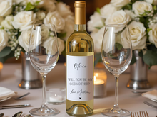 Load image into Gallery viewer, Will You Be My Godmother Wine Label
