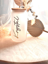 Load image into Gallery viewer, Personalize Bridal Glass Tumbler