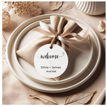 Load image into Gallery viewer, Minimalist Welcome Wedding Tag