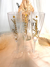 Load image into Gallery viewer, Personalize Plastic Champagne Flute