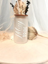 Load image into Gallery viewer, Personalize Bridal Glass Tumbler