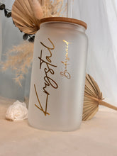 Load image into Gallery viewer, Personalize Bridal Glass Tumbler