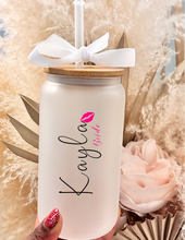 Load image into Gallery viewer, Personalized Glass Tumbler