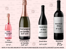 Load image into Gallery viewer, Cheers Wine Bottle Label