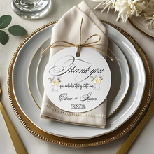 Load image into Gallery viewer, Wedding Thank You Tag