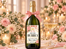 Load image into Gallery viewer, Pop The Bubbly Wine Bottle Label