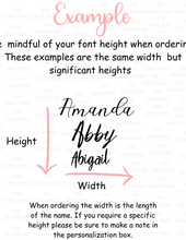 Load image into Gallery viewer, Personalized Vinyl Decal