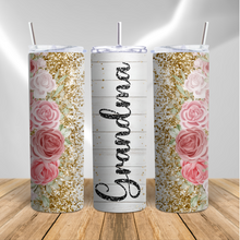 Load image into Gallery viewer, Grandma Floral Tumbler
