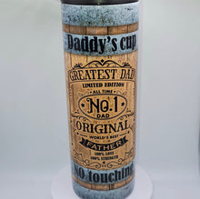 Load image into Gallery viewer, Greatest Dad Photo Tumbler