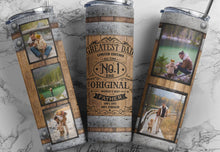 Load image into Gallery viewer, Greatest Dad Photo Tumbler