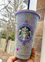 Load image into Gallery viewer, Starbucks Bling Tumbler, Rhinestone Tumbler