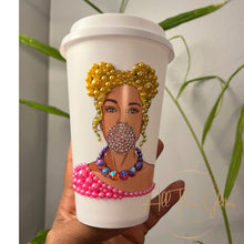 Load image into Gallery viewer, Bling Out Girl Coffee Tumbler