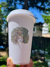 Load image into Gallery viewer, Bling Afro Tumbler, Gift For Her