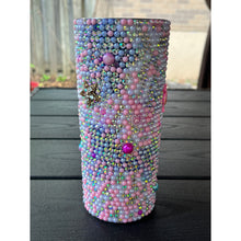 Load image into Gallery viewer, Pearl And Crystal Mix Tumbler, Bling Tumbler, Candy Dream Tumbler, Pearl Tumbler, Crystal Tumbler, Birthday Gift, Gift For Her, Fun Tumbler