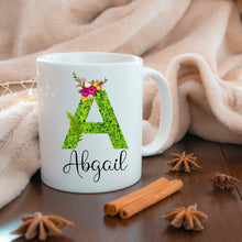 Load image into Gallery viewer, Personalised Initial Mug | Letter A Mug | Birthday Gift