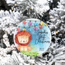 Load image into Gallery viewer, Personalized Boy First Christmas Ornament