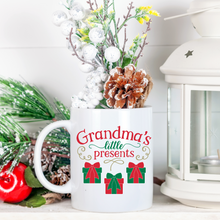 Load image into Gallery viewer, Personalized Grandma and Mom Christmas Mugs