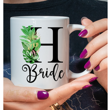 Load image into Gallery viewer, Personalized Monogram Floral Mugs