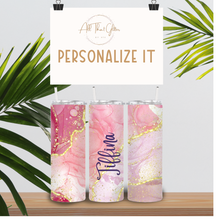 Load image into Gallery viewer, Personalized Marble Tumbler