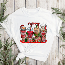 Load image into Gallery viewer, Merry Christmas Coffee T-Shirt