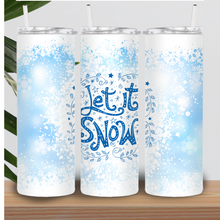 Load image into Gallery viewer, Let It Snow Christmas Tumbler