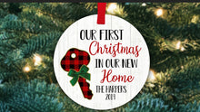 Load image into Gallery viewer, Our First Christmas In Our New Home Ornament