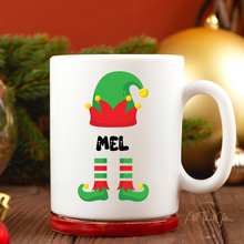 Load image into Gallery viewer, Personalized Elf Mug (Girl)