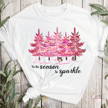 Load image into Gallery viewer, Pink Christmas Tree T-Shirt