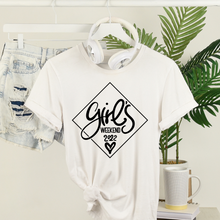 Load image into Gallery viewer, Personalized Girls Weekend T-Shirt