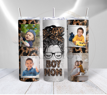 Load image into Gallery viewer, Boy Mom Photo Tumbler