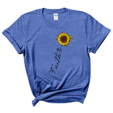 Load image into Gallery viewer, Faith With Sunflower T-Shirt