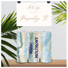 Load image into Gallery viewer, Personalized Marble Tumbler