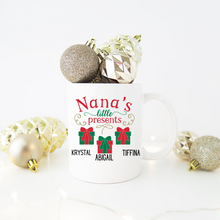 Load image into Gallery viewer, Personalized Grandma and Mom Christmas Mugs
