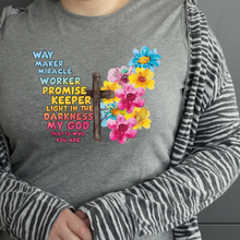 Load image into Gallery viewer, Floral Way Maker T-Shirt
