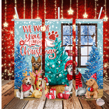 Load image into Gallery viewer, We Woof You Merry Christmas Tumbler