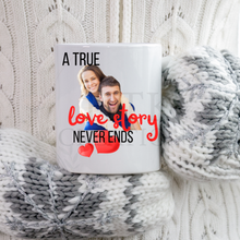 Load image into Gallery viewer, Personalized Valentine’s Photo Mug