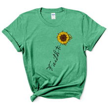 Load image into Gallery viewer, Faith With Sunflower T-Shirt