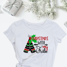 Load image into Gallery viewer, Christmas With My Tribe T-Shirt
