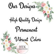 Load image into Gallery viewer, Personalized Floral Tumbler