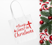 Load image into Gallery viewer, Christmas Tote Bags