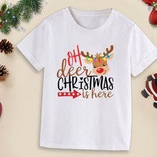 Load image into Gallery viewer, Oh Deer Christmas Is Here T-Shirt