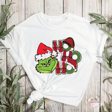 Load image into Gallery viewer, Grinch Ho Ho T-Shirt