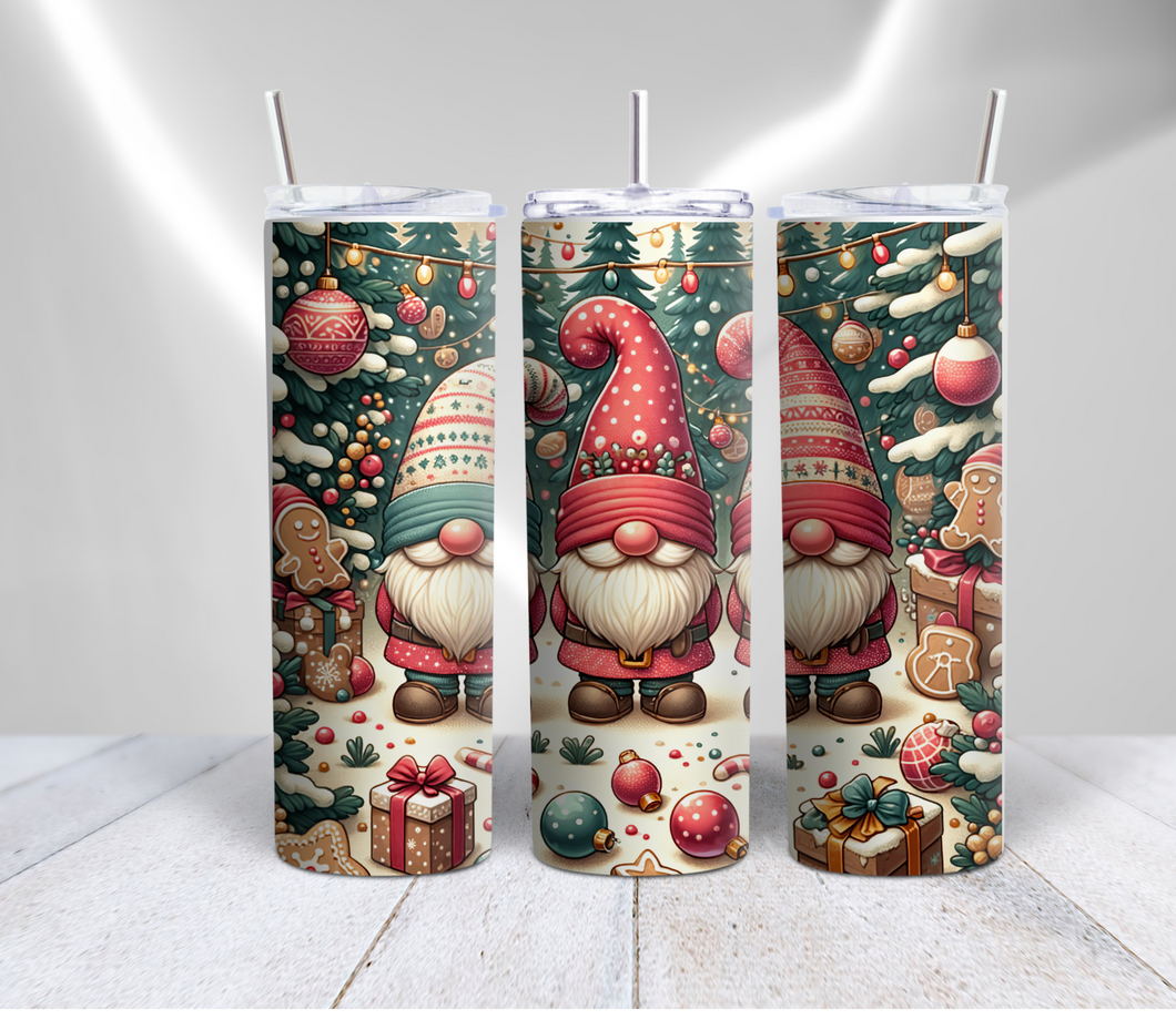 Christmas Gnomes Tumbler