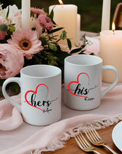 Load image into Gallery viewer, Heart His and Her Mugs

