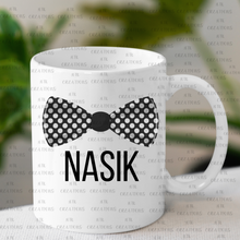 Load image into Gallery viewer, Personalized Bow Tie  Mugs
