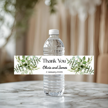 Load image into Gallery viewer, Greenery Water Bottle Labels
