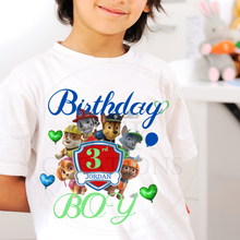 Load image into Gallery viewer, Paw Birthday Shirt
