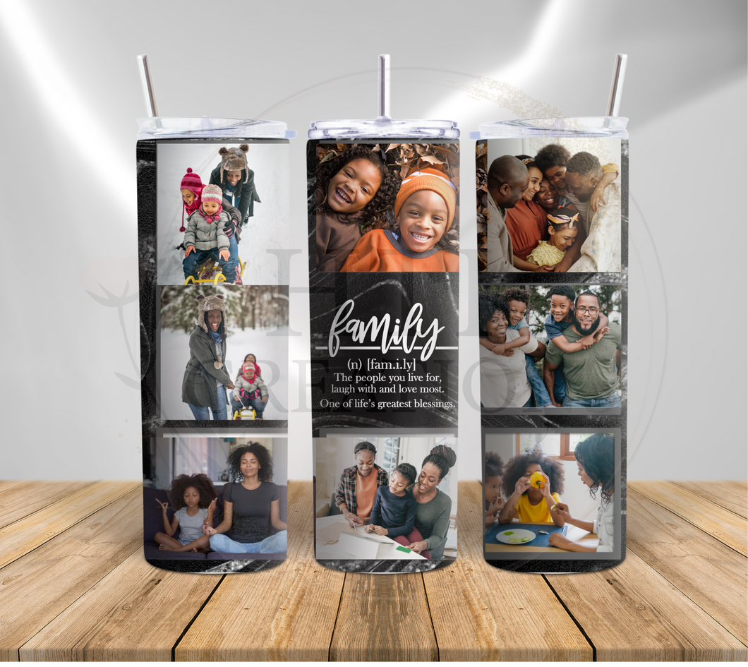 Family Photo Tumbler