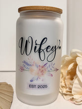 Load image into Gallery viewer, Wifey Glass Tumbler
