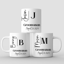 Load image into Gallery viewer, Monogram Groomsmen Mugs
